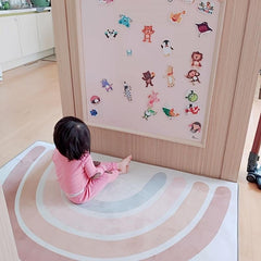 Rainbow Crawling Mat for Kids' Bedroom & Living Room