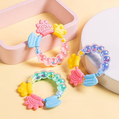 Baby Bite Music Molar Stick Teether Bell Rattle Silicone Teether