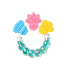 Baby Bite Music Molar Stick Teether Bell Rattle Silicone Teether