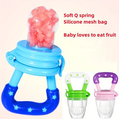 Baby Fruit & Veggie Bite Bags - Silicone Pacifiers for Food & Leisure