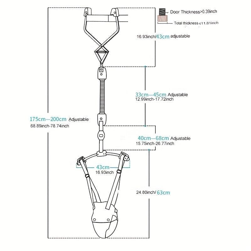 Baby Doorway Jump Baby Jumper With Door Clamp Adjustable Strap