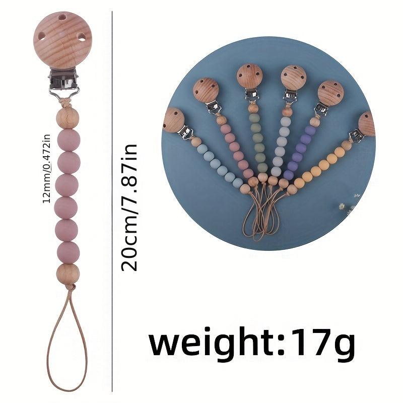 Beech Pacifier Clip for Baby's Safety