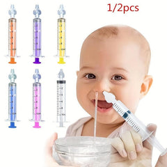 2pcs Baby Noses Sucker Noses Cleaner Rinse Device Reusable Nose Cleaner
