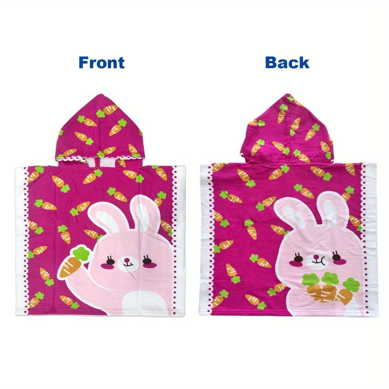 Kids Hooded Bath Towel Soft & Absorbent Quick Dry