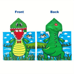 Kids Hooded Bath Towel Soft & Absorbent Quick Dry