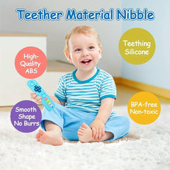 Remote Control Shape Baby Teething Toys for Babies 6-24 Months