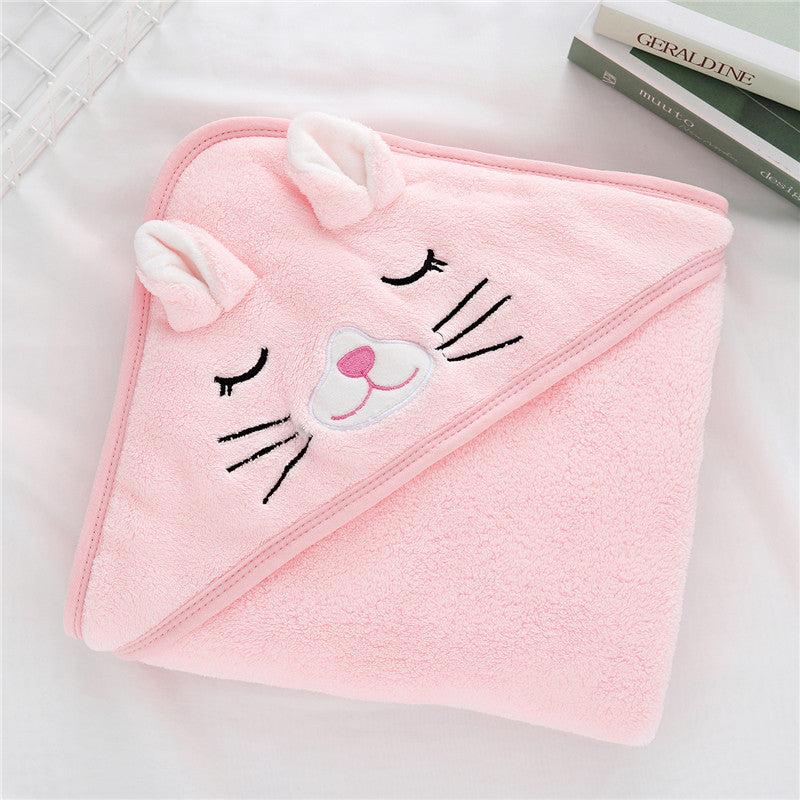 Soft Hooded Towel Blanket for Baby Boys Girls