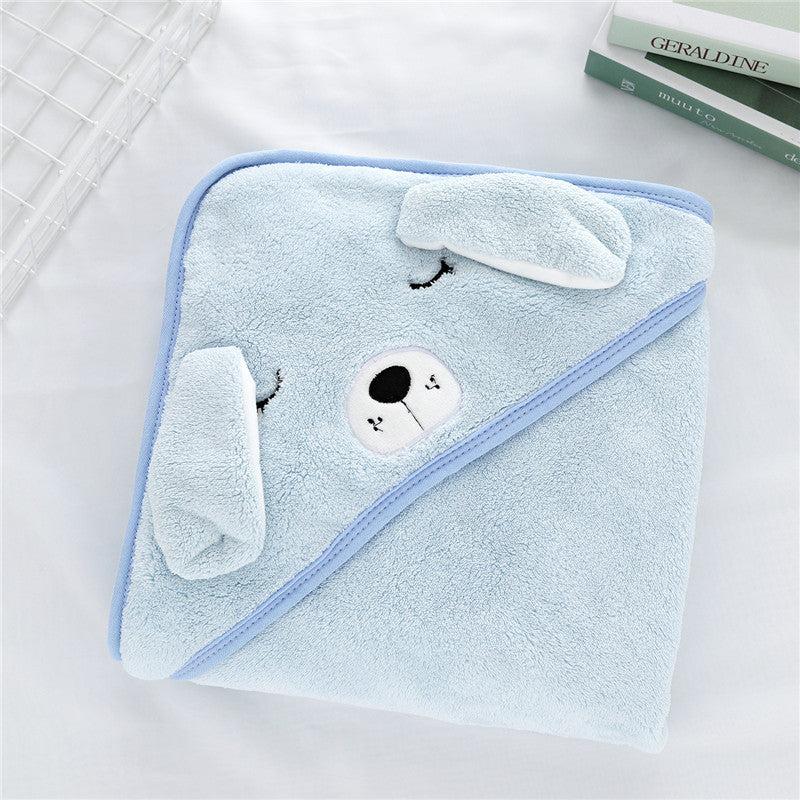 Soft Hooded Towel Blanket for Baby Boys Girls