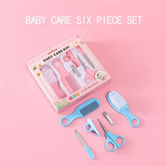 6 Pcs Newborn Baby Nail Hair Care Kit Infant Grooming Set