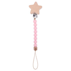 Stylish Beech Pacifier Clip for Secure Attachment