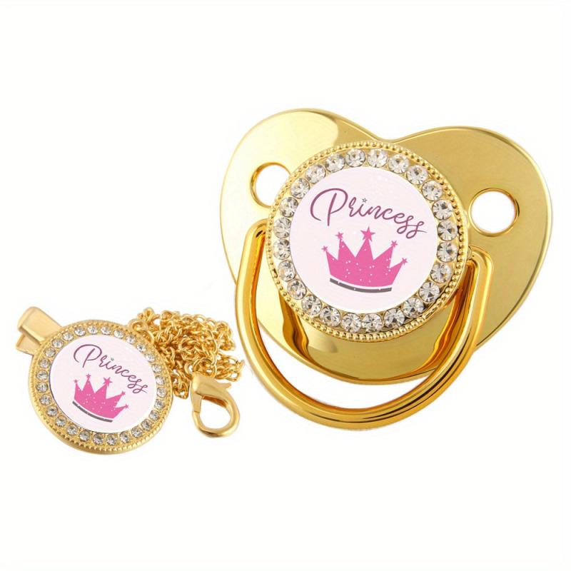 Princess Baby Pacifier Set with Clip