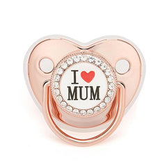 Hot Baby Pacifier I Love Mom Kiss Baby Single Love Mom Smooth