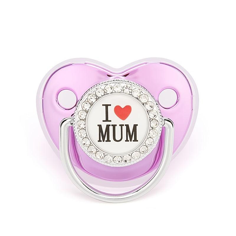 Hot Baby Pacifier I Love Mom Kiss Baby Single Love Mom Smooth