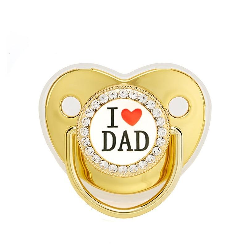 Hot Baby Pacifier I Love Mom Kiss Baby Single Love Mom Smooth