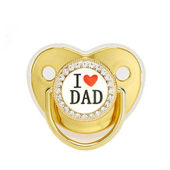 Hot Baby Pacifier I Love Mom Kiss Baby Single Love Mom Smooth