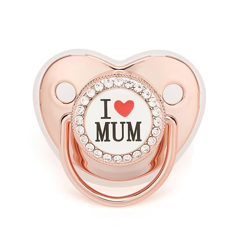 Hot Baby Pacifier I Love Mom Kiss Baby Single Love Mom Smooth