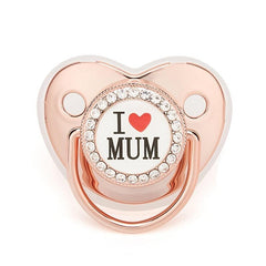 Hot Baby Pacifier I Love Mom Kiss Baby Single Love Mom Smooth
