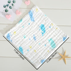 Soft Cotton Muslin Baby Washcloths for Newborns
