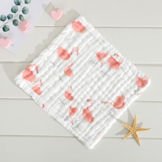 Soft Cotton Muslin Baby Washcloths for Newborns