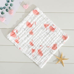 Soft Cotton Muslin Baby Washcloths for Newborns