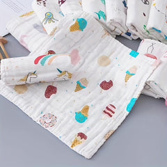 Soft Cotton Yarn Saliva Wipes & Face Towels for Babies