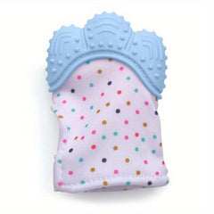Baby Teether Gloves Anti-bite Silicone Molar Sound Toy