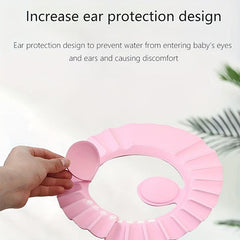 Baby Cartoon Shampoo Cap - Ear & Eye Protection Waterproof Shower Cap