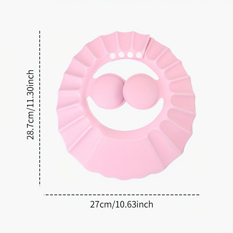 Baby Cartoon Shampoo Cap - Ear & Eye Protection Waterproof Shower Cap