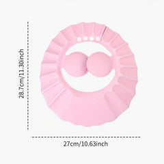 Baby Cartoon Shampoo Cap - Ear & Eye Protection Waterproof Shower Cap