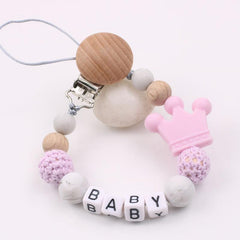 Silicone Daisy Pacifier Chain Anti-drop Baby Toy Accessory