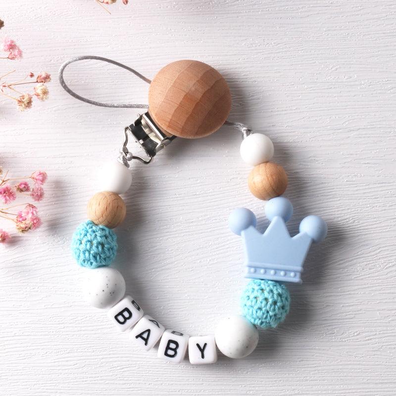 Silicone Daisy Pacifier Chain Anti-drop Baby Toy Accessory