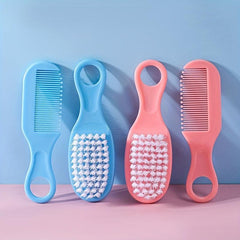 Baby Comb & Head Dirt Brush Set Safe Care Kit for Newborns
