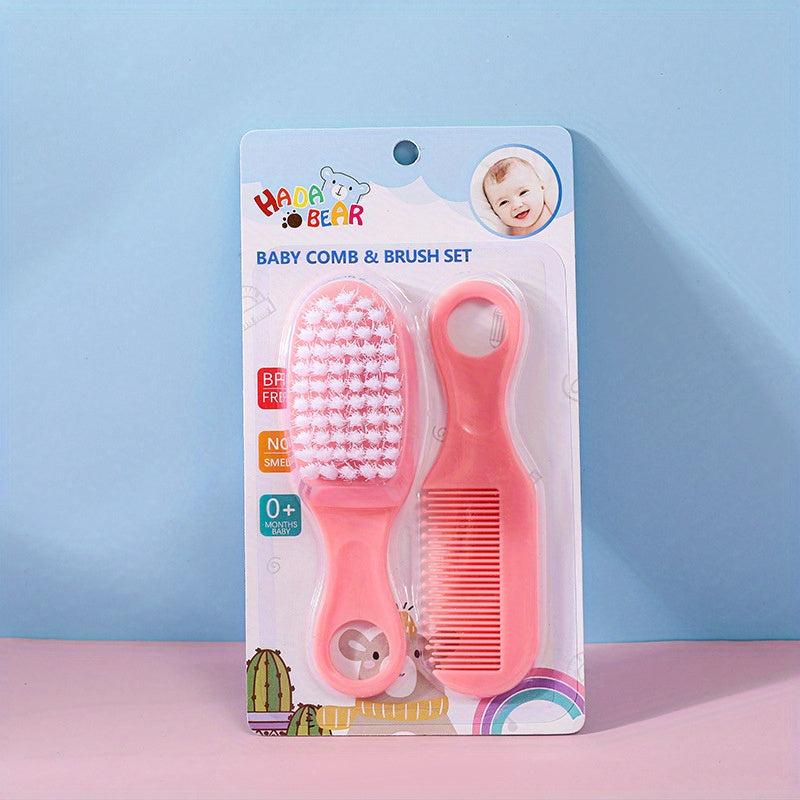 Baby Comb & Head Dirt Brush Set Safe Care Kit for Newborns