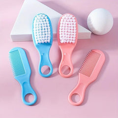 Baby Comb & Head Dirt Brush Set Safe Care Kit for Newborns