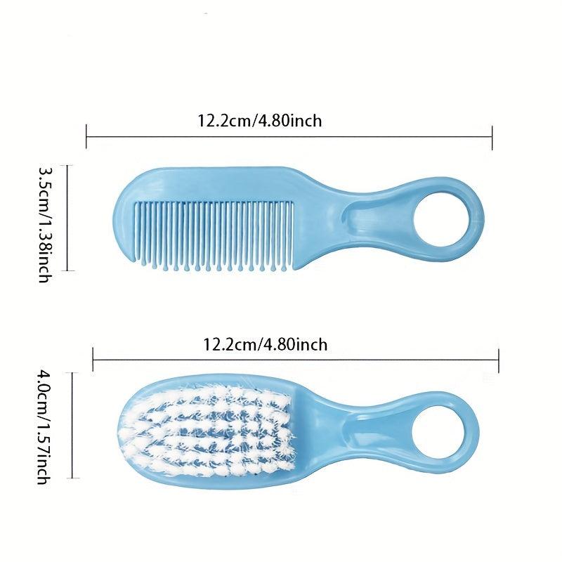 Baby Comb & Head Dirt Brush Set Safe Care Kit for Newborns