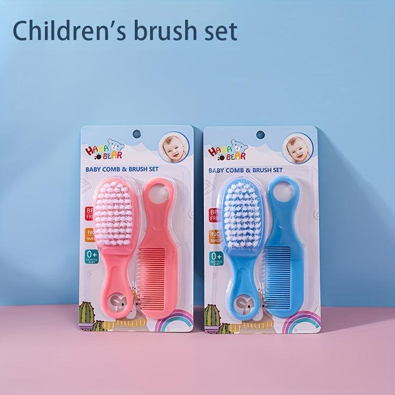 Baby Comb & Head Dirt Brush Set Safe Care Kit for Newborns