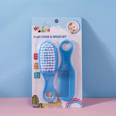 Baby Comb & Head Dirt Brush Set Safe Care Kit for Newborns