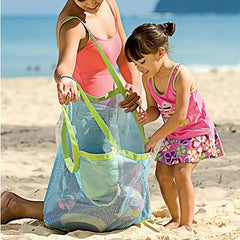 Mesh Beach Toy Tote Bag Large Storage Bag