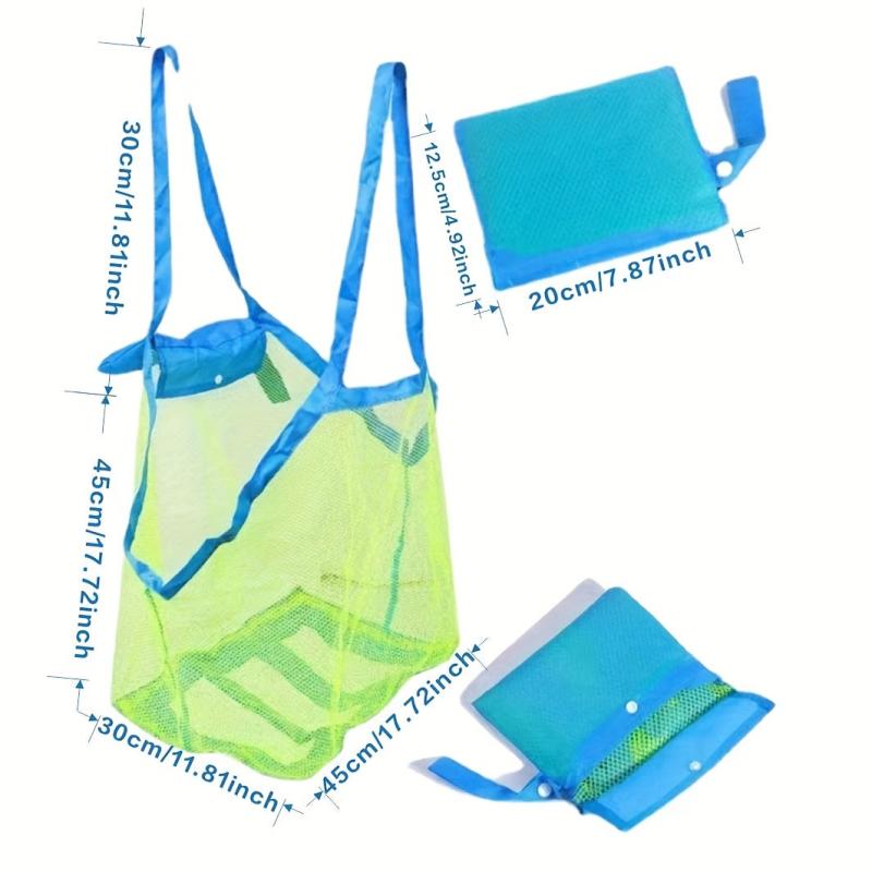 Mesh Beach Toy Tote Bag Large Storage Bag