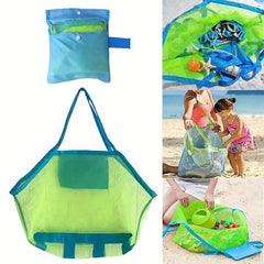 Mesh Beach Toy Tote Bag Large Storage Bag