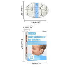 Waterproof Ear Stickers for Babies - Ear Protection Stickers