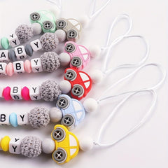Baby Teeth Safety Set: Anti Drop Chain & Pacifier Clip