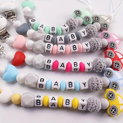 Baby Teeth Safety Set: Anti Drop Chain & Pacifier Clip