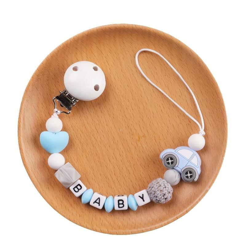 Baby Teeth Safety Set: Anti Drop Chain & Pacifier Clip
