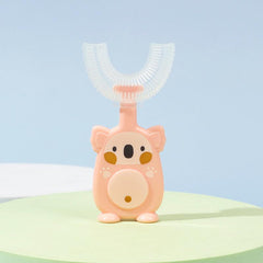 Koala Shape Baby U-shaped Toothbrush