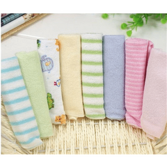 8pcs Baby Soft Cotton Towels Infant Bath Washcloths