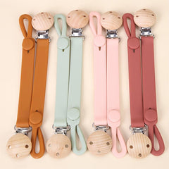 Silicone Baby Teether Chain Anti-lost Strap Soothing Pacifier Chain