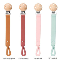 Silicone Baby Teether Chain Anti-lost Strap Soothing Pacifier Chain