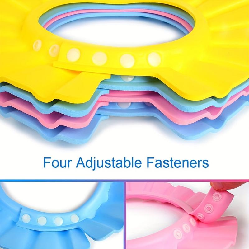 Adjustable Kids Shampoo Bathing Shower Cap Hair Wash Hat