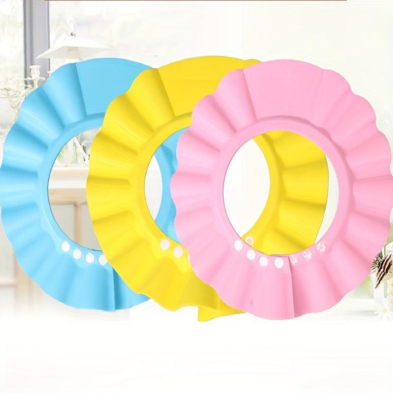 Adjustable Kids Shampoo Bathing Shower Cap Hair Wash Hat